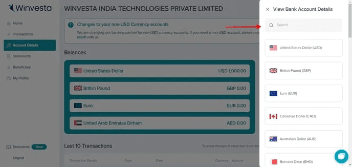 Currency Dropdown - GCA Currency Dropdown - GCA