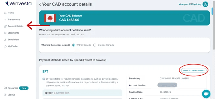 Account Details - GCA Account Details - GCA
