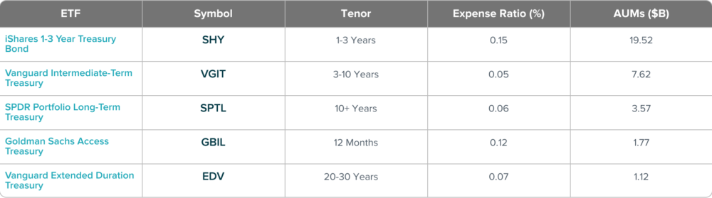 Top ETFs to Invest in US Treasury Bonds